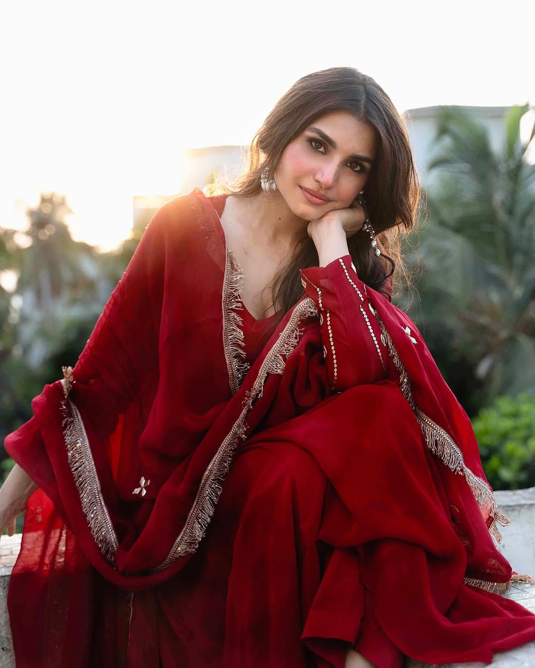 Festive Red Premium Suit Set | SARAk